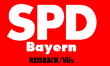 [Flag of Reisbach/Vils (Social Democratic Party, Germany)]